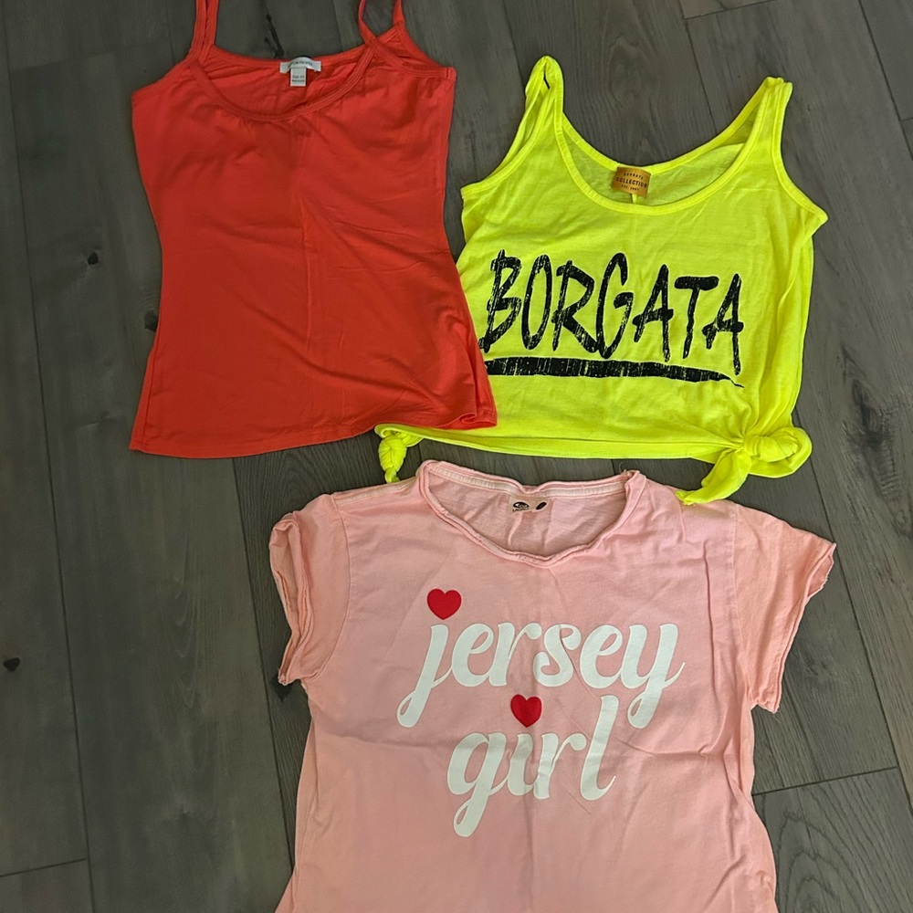 3 Summer Crop Camisole Tank Tops Size Small S Boston Proper New